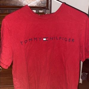 Red Tommy Hilfiger Shirt